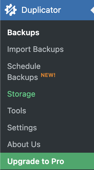 Duplicator features 